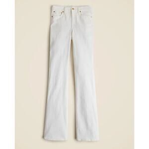 J Crew 2003 Bootcut Denim White Wash Jeans US Women's 28 Tall New